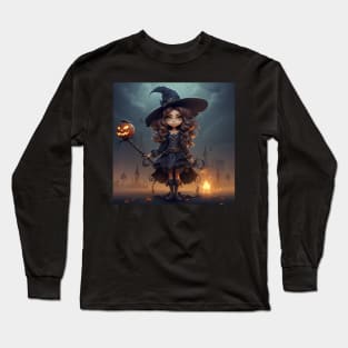 Happy halloween witch Long Sleeve T-Shirt